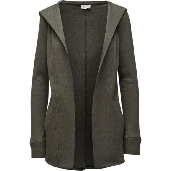 tentree Grey-Tinted Ivy Green TreeWaffle Knit Cardigan size XS - Picture 16 of 16